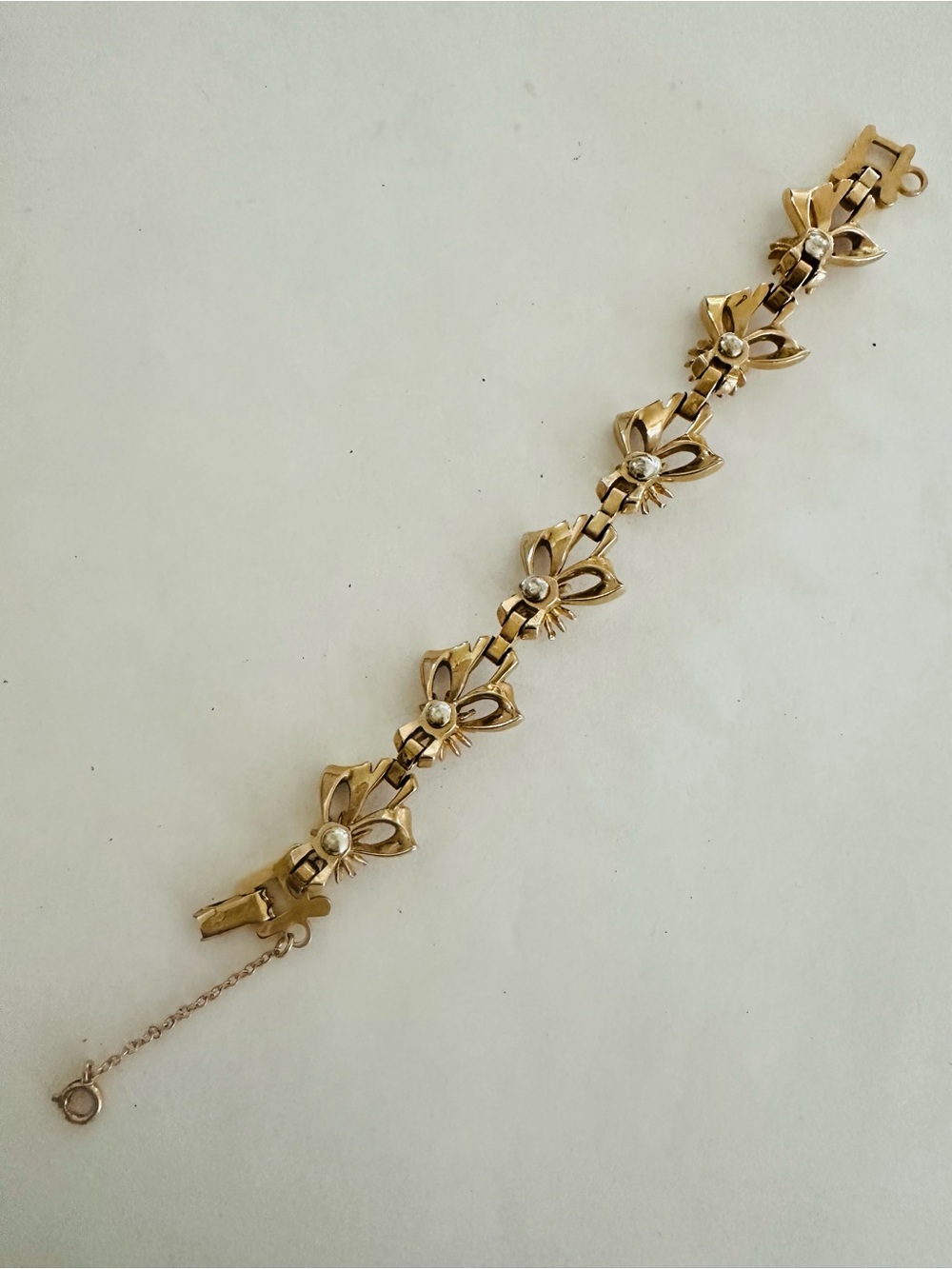 Vintage Barclay gold bracelet